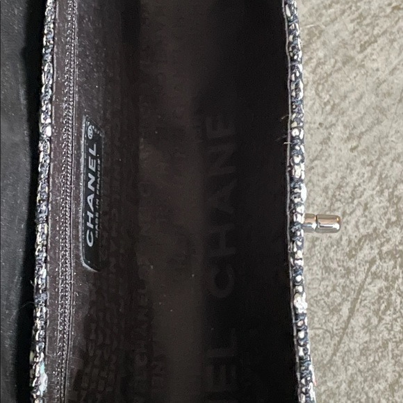 Authentic Chanel Fantasy Tweed and Fur Flap Bag - Picture 8 of 15